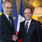Antoni Marti, the head of the Andorran government, told French President Francois Hollande that he will introduce a bill for income tax before June 30, 2013