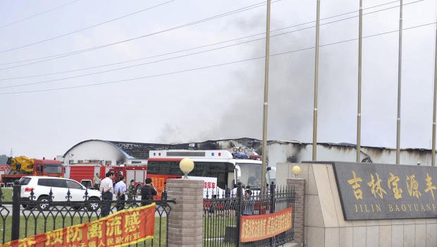 At least 112 people have been killed in a fire at a poultry processing plant in China