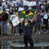 At least 200,000 people have marched through the streets of Brazil's biggest cities, as protests over rising public transport costs and the expense of staging the 2014 World Cup have spread