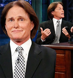 Bruce Jenner turned an interview with Jimmy Fallon on Tuesday night into a point scoring exercise