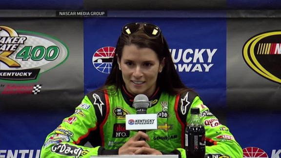 Danica Patrick says she doesn't care that Kyle Petty thinks she's better at getting attention than driving