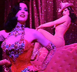 Dita Von Teese delivers old-fashioned burlesque performance in modern day