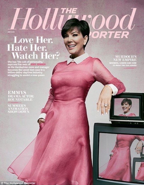 Kris Jenner looked in her element as she graced the cover of The Hollywood Reporter magazine ahead of a six-week trial run of her new talk show, aptly named Kris