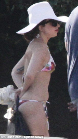 Lady Gaga has shed 30 lbs and displayed her new bikini body while on holiday in Mexico