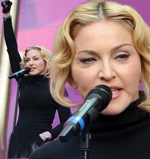 Madonna swollen face at Sound Of Change 2013 concert