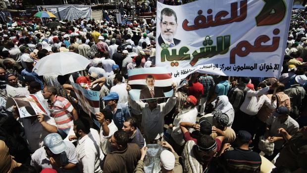 President Mohammed Morsi’s supporters and opponents have staged rival rallies across Egypt