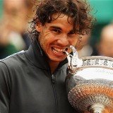 Rafael Nadal won a record eighth French Open title after beating fellow Spaniard David Ferrer