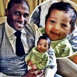 Reggie Bush celebrated his first Father’s Day and shared a picture of his month-old baby daughter Briseis