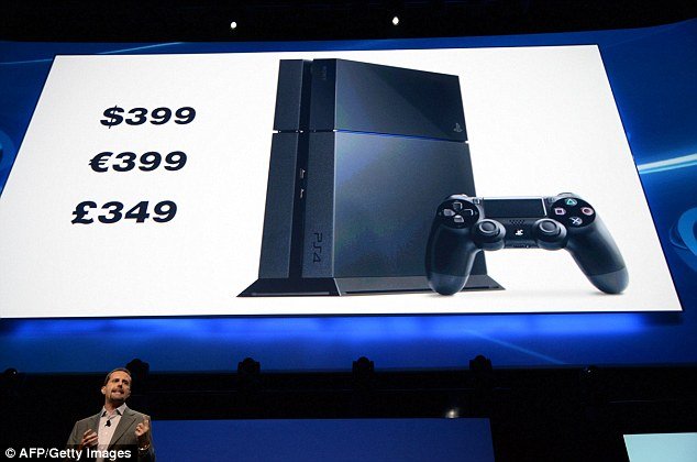 Sony has announced its forthcoming PlayStation 4 will cost $399, which is $100 less than the competing Xbox One