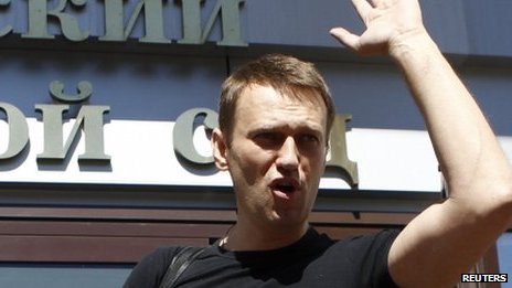 Alexei Navalny has been freed from jail pending an appeal, a day after being sentenced to five years for embezzlement