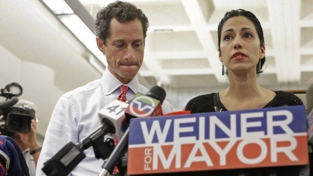 Anthony Weiner has admitted sending messages to a woman, two years after he left Congress over a similar affair