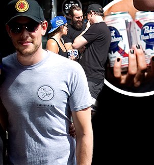 Cory Monteith was seen drinking alcohol with his friends in Vancouver just one week before his death
