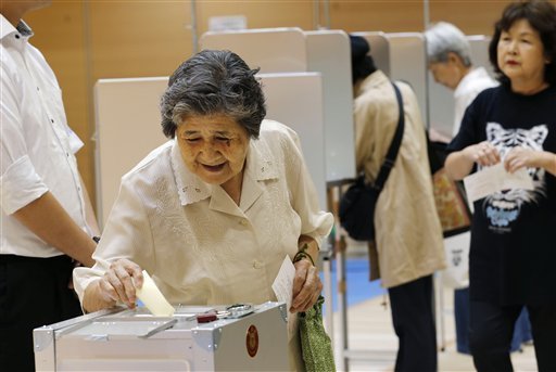 Japan is voting in upper house elections expected to deliver a win for Prime Minister Shinzo Abe