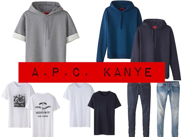 Kanye West's A.P.C. menswear collection sold out within a matter of hours after it went on sale on the brand's website