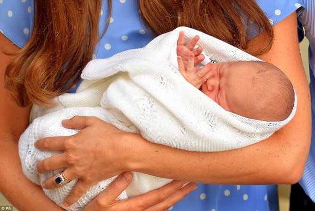 Kate Middleton and Prince William have named their son George Alexander Louis
