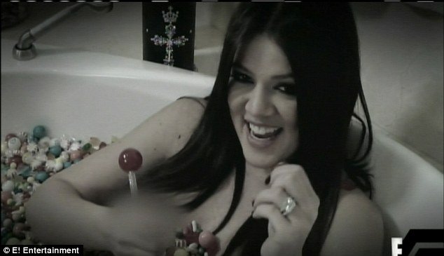 Khloe Kardashian made the candy bath video for Lamar Odom three years ago