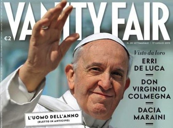 Pope Francis has been named “Man of the Year” by the latest Italian edition of Vanity Fair
