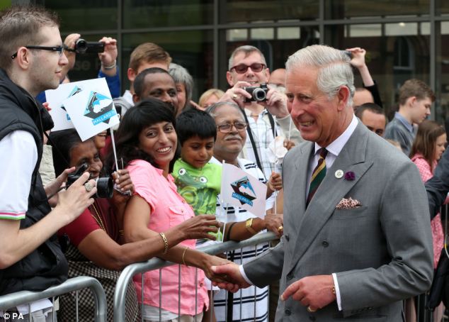 Prince Charles and his wife Camilla are “overjoyed” at the arrival of his first grandchild as he went ahead with a scheduled visit to York