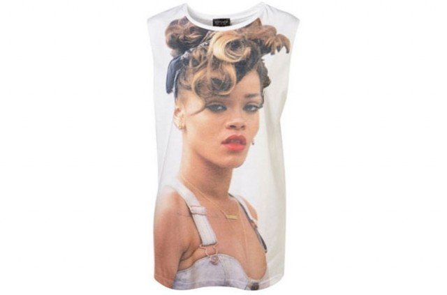 Rihanna sued Topshop for $5 million over the T-shirts, which featured a photo taken during a video shoot in 2011