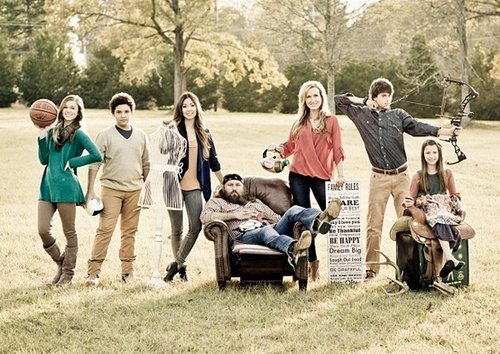 Willie and Korie Robertson with their five kids, Sadie, Will, Rebecca, John Luke and Bella