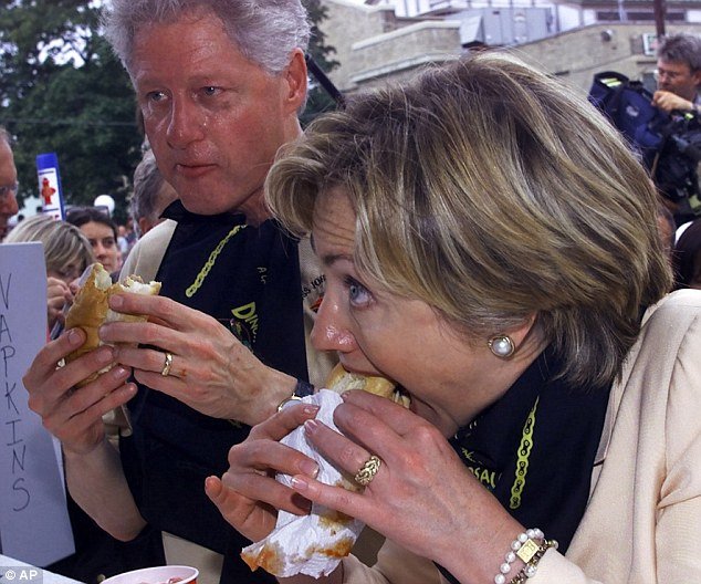 Bill Clinton’s voracious appetite and love of all things lardy became the stuff of legend