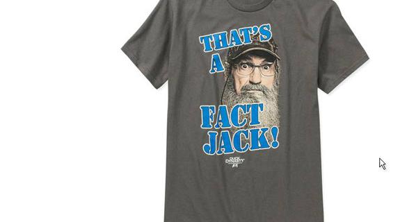 Duck Dynasty‘s bearded hunters adorn the top-selling graphic T-shirt at Walmart