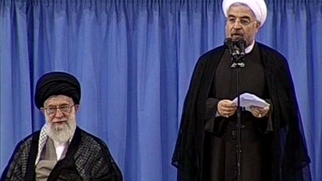 Hassan Rouhani has officially replaced Mahmoud Ahmadinejad as president of Iran
