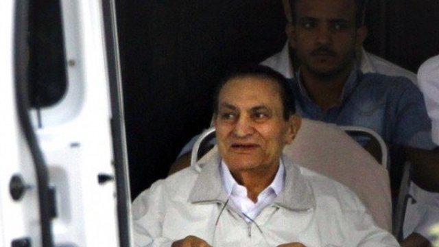 Hosni Mubarak has appeared in court, three days after being released from prison and placed under house arrest