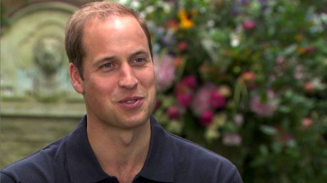 In his first interview since the birth of Prince George, the Duke of Cambridge said he and Kate Middleton were enjoying their new role as parents