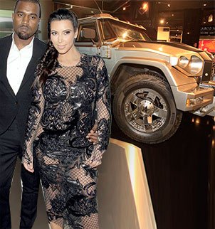 Kanye West bought two high-performance armored vehicles to protect Kim Kardashian and their baby daughter North