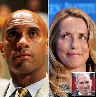Laurene Powell Jobs is said to have bonded with former Washington DC mayor Adrian Fenty over a shared passion for school reform
