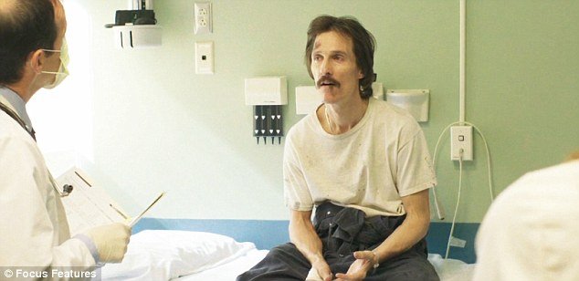 Matthew McConaughey shed 40 lbs to play the role of HIV positive Texan Ron Woodroof in highly anticipated film Dallas Buyers Club