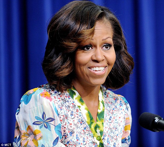 Michelle Obama showed off her brand new look yesterday while speaking at a film screening in Washington, DC