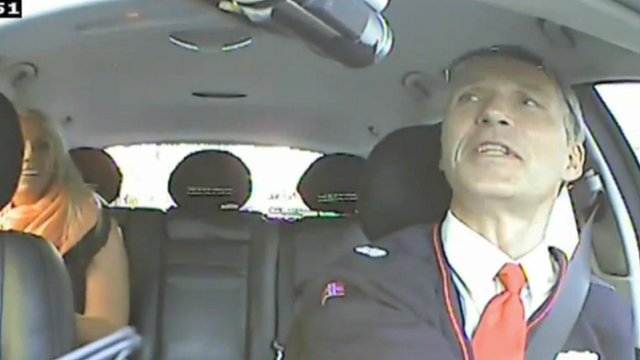 Norway’s Prime Minister Jens Stoltenberg spent an afternoon working incognito as a taxi driver in Oslo
