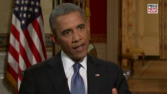 President Barack Obama has said he has not yet decided on Syria strike