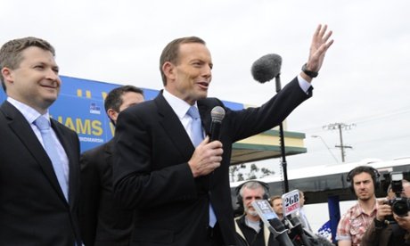 Tony Abbott, the favorite to win next month's Australian general election, has launched his campaign