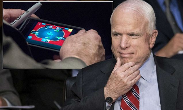 A Washington Post photographer snapped an over-the-shoulder picture of John McCain casually betting play money on his electronic cards, while Syria's fate was the subject of passionate statements and often carefully manicured rhetoric