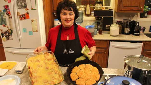 Duck Dynasty matriarch Miss Kay Robertson revealed her quick biscuits recipe