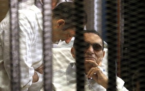 Hosni Mubarak appeared in court on charges of complicity in the killing of protesters during the 2011 uprising