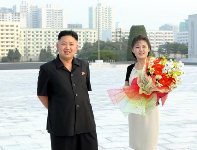 Kim Jong-un and his wife Ri Sol-ju have a baby daughter called Ju-ae