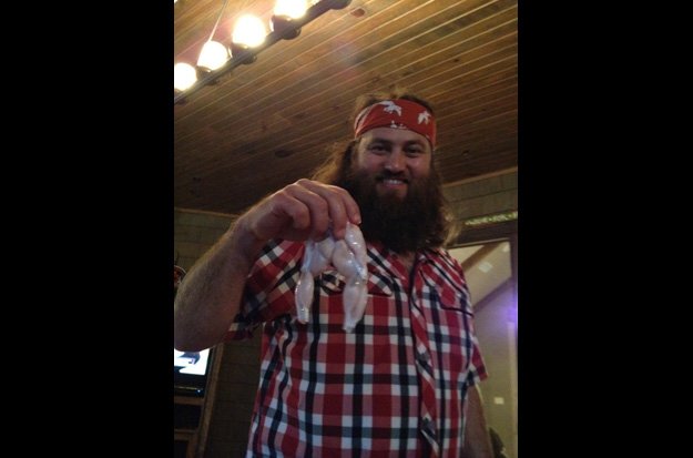 One of Willie Robertson’s favorite recipes is Garlic Frog Legs