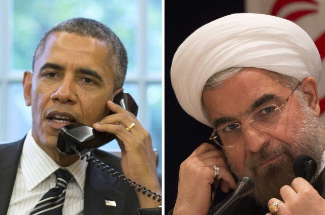 President Barack Obama in historic phone call with Iran's President Hassan Rouhani