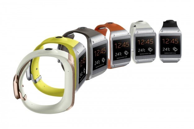 Samsung Galaxy Gear is being made available with a range of colorful watch straps