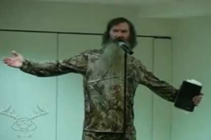 The Duck Commander Sunday is a yearly tradition where the entire Robertson family preaches to the congregation in full camo