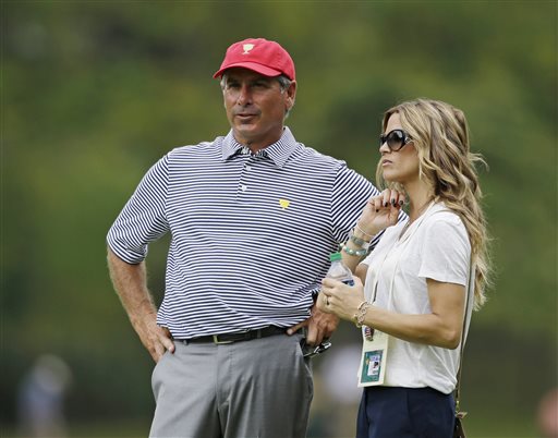 Fred Couples is currently dating Nadine Moze
