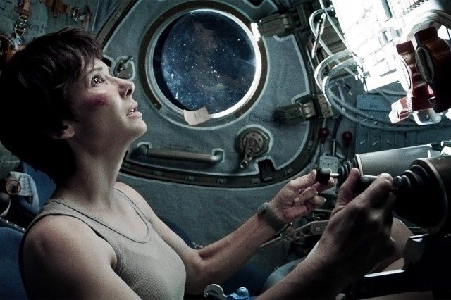 Gravity has topped the North American box office for a second consecutive weekend