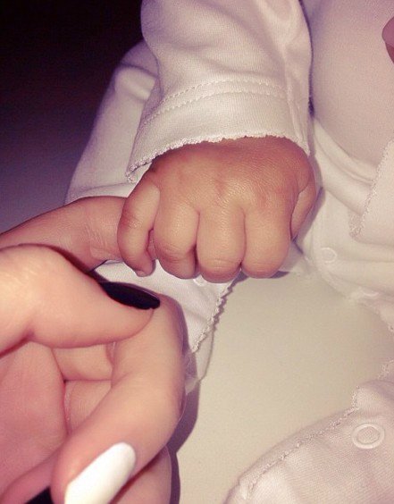 Kendall Jenner shared a new photo of baby North West via Instagram