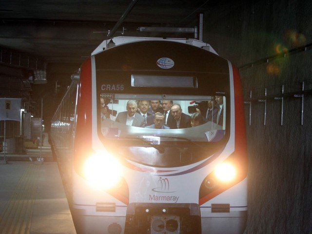 Marmaray tunnel underneath the Bosphorus Strait has been opened in Turkey, creating a new link between the Asian and European shores of Istanbul