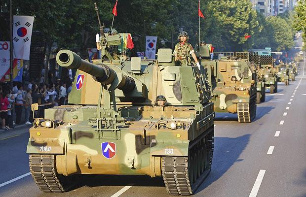 South Korea is staging its largest military parade in a decade
