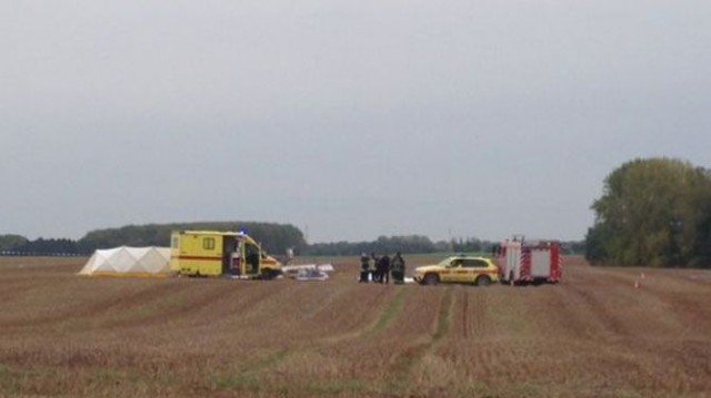 The plane was carrying a group of skydivers and crashed shortly after take-off, killing all on board